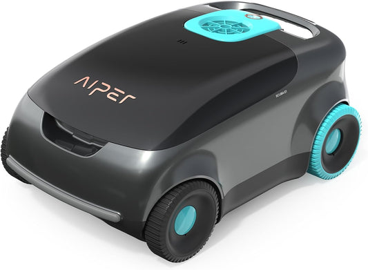 Aiper Poolroboter Kabellos 130 Min Partikelfiltration Auto-Park Oberirdische Pools 100m²